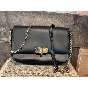 Madison West Crossbody Black‎ with Gold Hardware